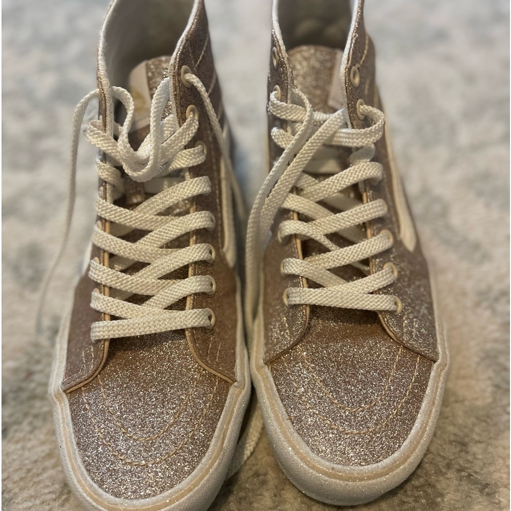 Vans glitter high top 9.5
